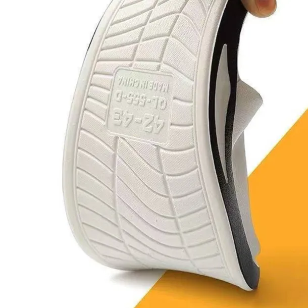 Men's Sporty Slide Sandals | Lightweight Slip-On Comfort Slippers for Casual Wear, Poolside, or Beach – Breathable Open-Toe Design with Fashion Letter Print