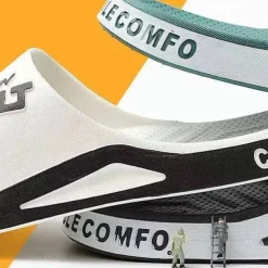 Men's Sporty Slide Sandals | Lightweight Slip-On Comfort Slippers for Casual Wear, Poolside, or Beach – Breathable Open-Toe Design with Fashion Letter Print