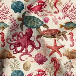 Men's Starfish Turtles Sea Creatures Shirt Summer Hawaiian Shirt Button Up Shirt Short Sleeve Hawaiian Resort Vacation Holiday Beach Wear Summer Spring Turndown 3D Print Collared Shirts Pink Apricot