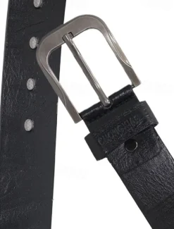Men's Stitched Buckle Belt Vintage Jeans Belt