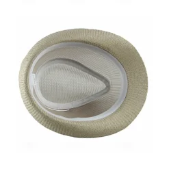 Men's Straw Hat Sun Hat Soaker Hat Safari Hat Gambler Hat Black Dark Navy Polycotton Mesh Stylish Casual Outdoor clothing Holiday Going out Plain Sunscreen