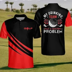 Men's Striped Sports Polo Shirts Golf Shirt Short Sleeve Polo Shirts Collared Shirts Casual Sportswear Vacation Wear Buttons 3D Print Yellow Red Royal Blue