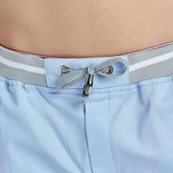 Men's Summer Shorts Work Shorts Pocket Drawstring Plain Comfort Breathable Knee Length Outdoor Business Fashion Casual Black Blue