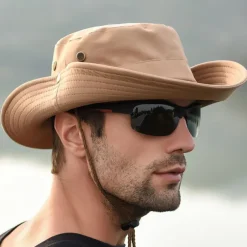 Men's Sun Hat Bucket Hat Outdoor Packable UPF50+ UV Protection Quick Dry Spring Summer Hat Mesh Camping / Hiking Hunting Fishing Army Green Grey Khaki