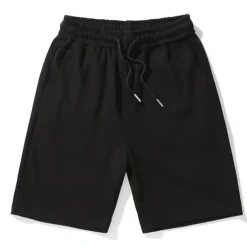 Men's Sweat Shorts Baggy Shorts Solid Color Breathable Soft Short Casual Daily Stylish Casual Black Grey Micro-elastic