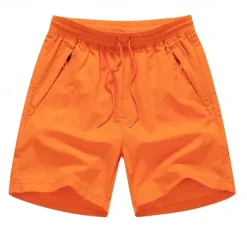 Men's Sweat Shorts Shorts Sport Daily Quick Dry Comfortable Pocket Drawstring Elastic Waist Plain Short Gymnatics Casual Activewear Black Navy Blue Micro-elastic