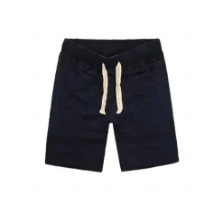 Men's Sweat Shorts Shorts Workout Shorts Casual Shorts Pocket Drawstring Elastic Waist Plain Comfort Breathable Knee Length Casual Daily Holiday Sports Fashion Smoky gray Black Micro-elastic