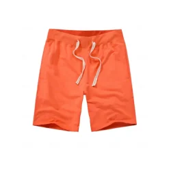 Men's Sweat Shorts Shorts Workout Shorts Casual Shorts Pocket Drawstring Elastic Waist Plain Comfort Breathable Knee Length Casual Daily Holiday Sports Fashion Smoky gray Black Micro-elastic