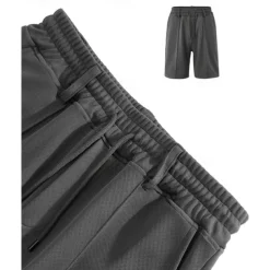 Men's Sweat Shorts Shorts Summer Shorts Beach Shorts Pocket Drawstring Elastic Waist Plain Comfort Breathable Short Outdoor Sports Classic Casual Black Brown