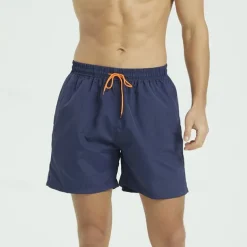 Men's Sweat Shorts Shorts Sport Daily Quick Dry Comfortable Pocket Drawstring Elastic Waist Plain Short Gymnatics Casual Activewear Black White Micro-elastic