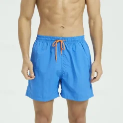 Men's Sweat Shorts Shorts Sport Daily Quick Dry Comfortable Pocket Drawstring Elastic Waist Plain Short Gymnatics Casual Activewear Black White Micro-elastic