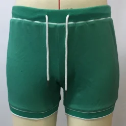 Men's Sweat Shorts Shorts Bermuda shorts Drawstring Elastic Waist Color Block Plain Comfort Sports Short Yoga Daily Fashion Athleisure Green Micro-elastic