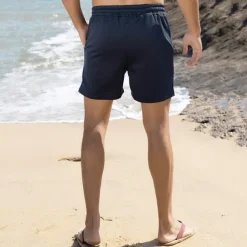 Men's Sweat Shorts Summer Shorts Beach Shorts Pocket Drawstring Elastic Waist Plain Comfort Breathable Short Outdoor Sports Classic Casual Black White Micro-elastic