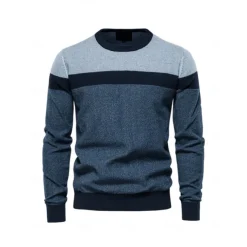 Men's Sweater Navy Blue Green Long Sleeve Top Golf Attire Clothes Outfits Wear Apparel