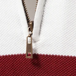 Men's Sweater Pullover Sweater Jumper Knitwear Ribbed Knit Regular Tops Turndown Casual Daily Clothing Apparel Spring & Fall White Green S M L