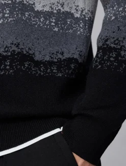 Men's Sweater Pullover Sweater Jumper Knit Regular Ombre Crew Neck Knitwear Elegant Formal Anniversary Clothing Apparel Fall Winter Black M L XL