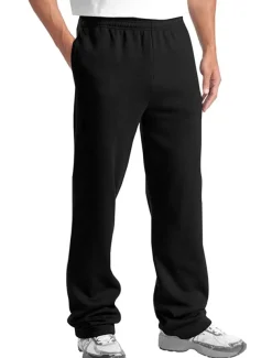 Men's Sweatpants Drawstring Solid Color Plain Outdoor Sports Full Length Daily Leisure Sports Athleisure Navy Black Micro-elastic