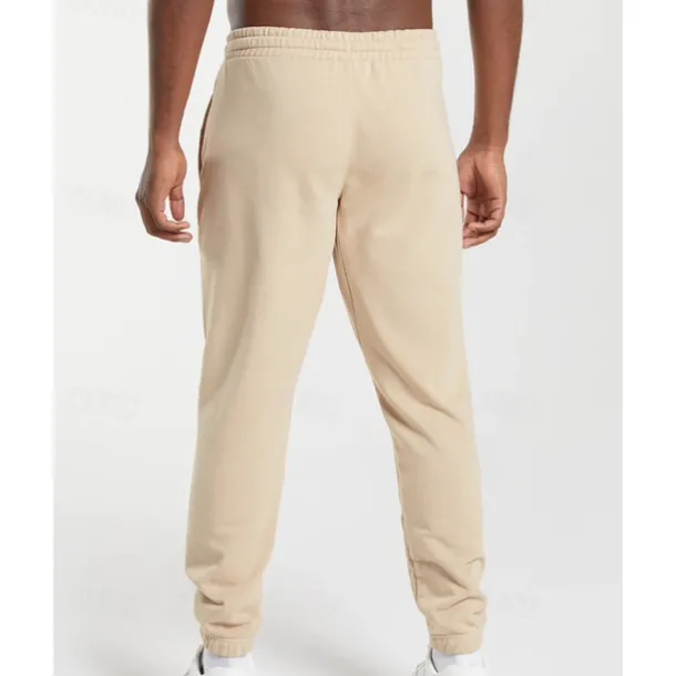 Men's Sweatpants Joggers Trousers Pocket Drawstring Elastic Waist Plain Comfort Sports Outdoor Daily Fashion Casual Black White Micro-elastic