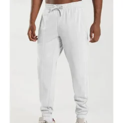 Men's Sweatpants Joggers Trousers Pocket Drawstring Elastic Waist Plain Comfort Sports Outdoor Daily Fashion Casual Black White Micro-elastic