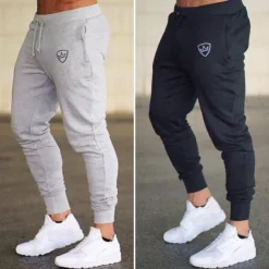 Men's Sweatpants Joggers Trousers Track Pants Drawstring Elastic Waist Geometric Pattern Sports Outdoor Athleisure ArmyGreen Black