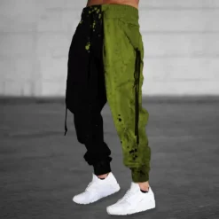 Men's Sweatpants Joggers Trousers Drawstring Elastic Waist Ribbon Graphic Prints Comfort Breathable Sports Outdoor Casual Daily Cotton Blend Terry Streetwear Designer Red Blue Micro-elastic