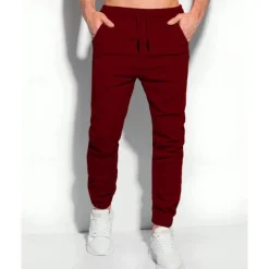 Men's Sweatpants Joggers Trousers Pocket Drawstring Elastic Waist Plain Comfort Sports Outdoor Daily Fashion Casual Black Light Green Micro-elastic