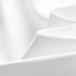 Men's Sweatpants Joggers Trousers Waffle Pants Drawstring Elastic Waist Plain Comfort Soft Full Length Outdoor Casual Daily Sports Fashion Black White