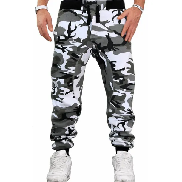 Men's Sweatpants Joggers Trousers Pants Trousers Drawstring Elastic Waistband Camouflage Breathable Soft Sports & Outdoor Daily Cotton Casual / Sporty Yellow camouflage Green camouflage