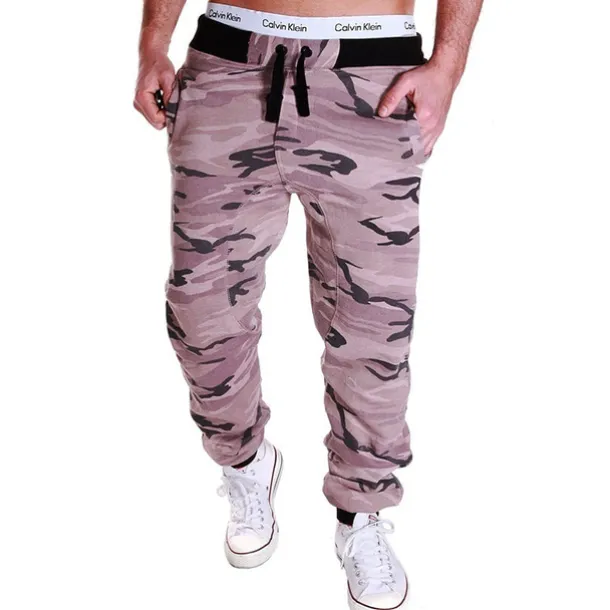 Men's Sweatpants Joggers Trousers Pants Trousers Drawstring Elastic Waistband Camouflage Breathable Soft Sports & Outdoor Daily Cotton Casual / Sporty Yellow camouflage Green camouflage