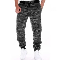 Men's Sweatpants Joggers Trousers Pants Trousers Drawstring Elastic Waistband Camouflage Breathable Soft Sports & Outdoor Daily Cotton Casual / Sporty Yellow camouflage Green camouflage