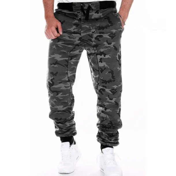 Men's Sweatpants Joggers Trousers Pants Trousers Drawstring Elastic Waistband Camouflage Breathable Soft Sports & Outdoor Daily Cotton Casual / Sporty Yellow camouflage Green camouflage