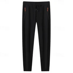 Men's Sweatpants Outdoor Pants Hiking Pants Trousers Outdoor Regular Fit Breathable Quick Dry Stretchy Pants / Trousers Drawstring Elastic Waist Dark Grey Black Hunting Climbing Camping / Hiking