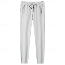 Men's Sweatpants Outdoor Pants Hiking Pants Trousers Outdoor Regular Fit Breathable Quick Dry Stretchy Pants / Trousers Drawstring Elastic Waist Dark Grey Black Hunting Climbing Camping / Hiking