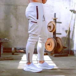 Men's Sweatpants Running Pants Track Pants Pocket Drawstring Elastic Waistband Pants / Trousers Outdoor Sports & Outdoor Athletic Fall Soft Marathon Running Workout Tailored Fit Sportswear Activewear