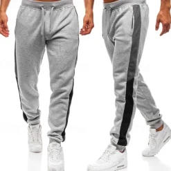 Men's Sweatpants Running Pants Track Pants Pocket Elastic Waistband Pants / Trousers Outdoor Sports & Outdoor Athletic Fall Quick Dry Lightweight Soft Marathon Running Workout Tailored Fit Sportswear