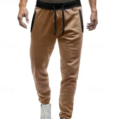 Men's Sweatpants Running Pants Track Pants Pocket Elastic Waistband Pants / Trousers Outdoor Sports & Outdoor Athletic Quick Dry Lightweight Soft Marathon Running Workout Tailored Fit Sportswear