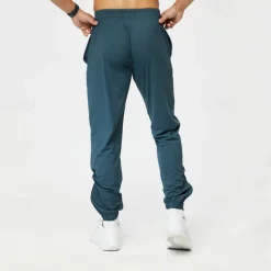 Men's Sweatpants Running Pants Track Pants Pocket Elastic Waistband Ankle Zippers Pants / Trousers Outdoor Sports & Outdoor Athletic Lightweight Soft Marathon Running Workout Tailored Fit Sportswear