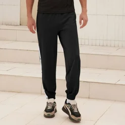 Men's Sweatpants Tear Away Pants Running Pants Athletic Pants Basketball Pants Pocket Elastic Waistband Pants / Trousers Outdoor Sports & Outdoor Athletic Fall Quick Dry Lightweight Soft Marathon