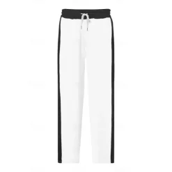 Men's Sweatpants Trousers Casual Pants Patchwork Pocket Drawstring Color Block Comfort Vacation Sports Outdoor Casual Black White Micro-elastic