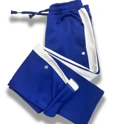 Men's Sweatpants Wide Leg Sweatpants Joggers Trousers Straight Leg Sweatpants Drawstring Elastic Waist Side Button Plain Comfort Breathable Outdoor Daily Going out Fashion Casual Black White