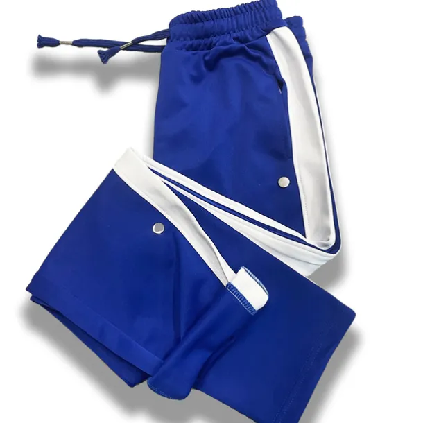 Men's Sweatpants Wide Leg Sweatpants Joggers Trousers Straight Leg Sweatpants Drawstring Elastic Waist Side Button Plain Comfort Breathable Outdoor Daily Going out Fashion Casual Black White