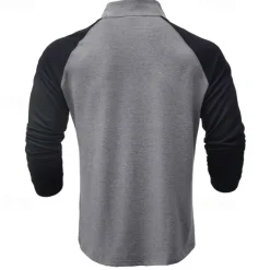 Men's Sweatshirt Quarter Zip Sweatshirt White Red Royal Blue Blue Green Half Zip Color Block Patchwork Sports & Outdoor Daily Holiday Streetwear Basic Casual Spring & Fall Clothing Apparel Hoodies