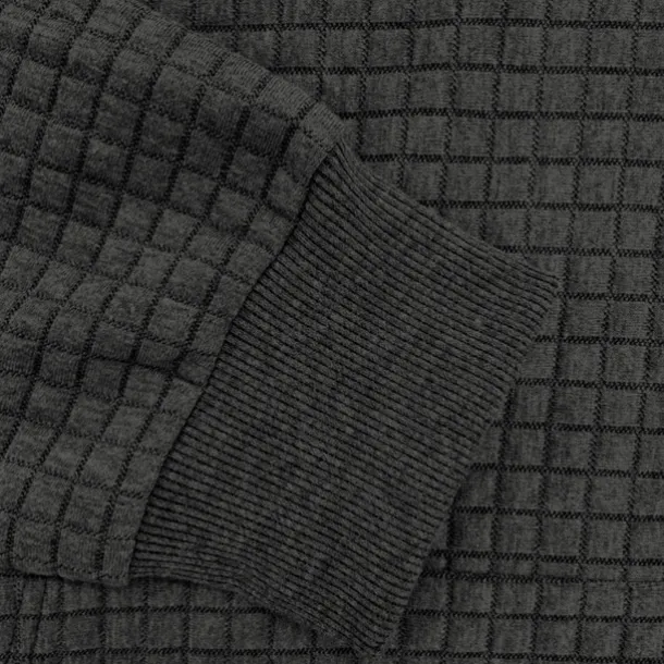 Men's Sweatshirt Waffle Sweatshirt Quarter Zip Sweatshirt Black Navy Blue Khaki Dark Gray Gray Half Zip Graphic Cow Print Patchwork Front Pocket Quarter Zip Daily Holiday Going out Polyester