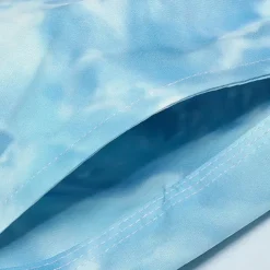 Men's Swim Shorts Board Shorts Swim Trunks Print Quick dry Breathable Drawstring Elastic Waist Vacation Beach Hawaiian Casual Blue