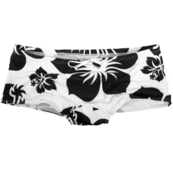 Men's Swim Shorts Swimwear Swim Briefs Print Graphic Prints Flower / Floral Breathable Soft Outdoor Casual Daily Hawaiian Stylish Black White Micro-elastic