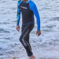 Men's Swim Trunks Rash guard Swimsuit Lightweight Long Sleeve Swimwear Swimsuit 2 Piece Swimming Surfing Beach Water Sports Printed Summer Spring Autumn