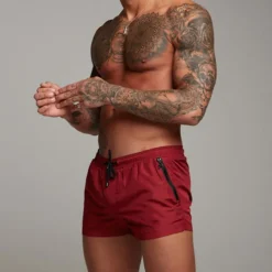 Men's Swim Trunks Swim Shorts Quick Dry Lightweight Board Shorts Bathing Suit Drawstring with Pockets Swimming Surfing Beach Water Sports Solid Colored Summer