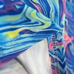 Men's Swim Trunks Swim Shorts 4-Way Stretch Fabric Board Shorts Bottoms Drawstring with Pockets Swimming Surfing Beach Water Sports Printed Summer Spring