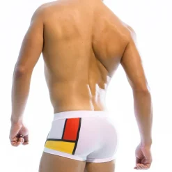 Men's Swim Trunks Swim Shorts Quick Dry Board Shorts Bathing Suit Swimming Surfing Water Sports Patchwork Summer