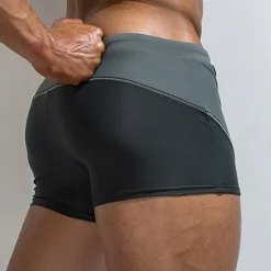 Men's Swim Trunks Swim Shorts Quick Dry Lightweight Board Shorts Bathing Suit Drawstring Swimming Surfing Beach Water Sports Patchwork Summer